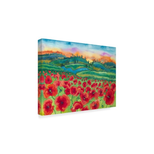 Carissa Luminess 'Magical Poppy Field' Canvas Art,14x19